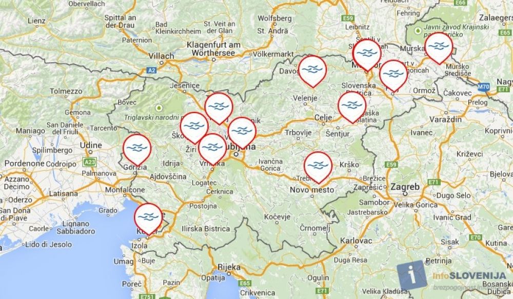 Lokacije PLINEKS-a po Sloveniji