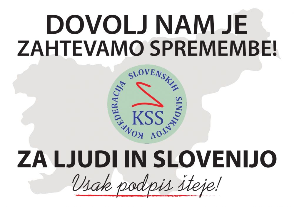 Dovolj nam je, zahtevamo spremembe