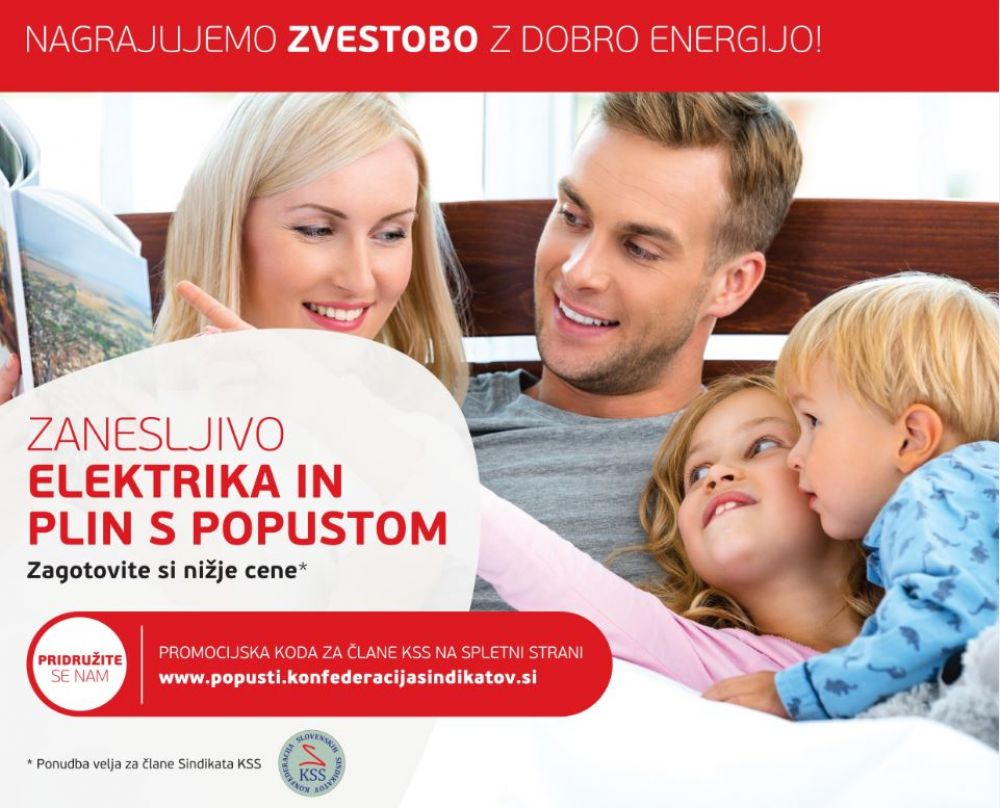 Nagrajujemo zvestobo v KSS z dobro in poceni energijo